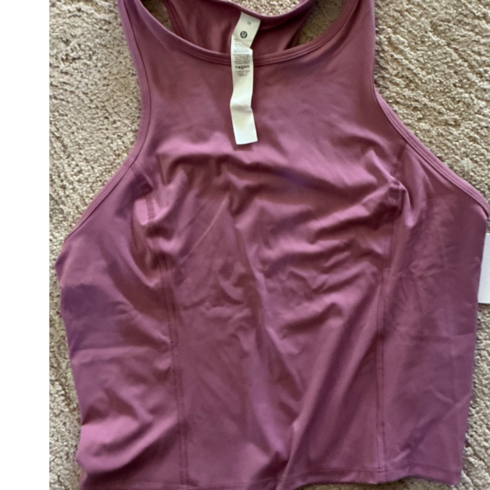 Lululemon Nulux Racerback Cropped Run Tank 10